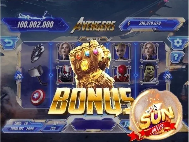 Chơi sảnh slots avengers