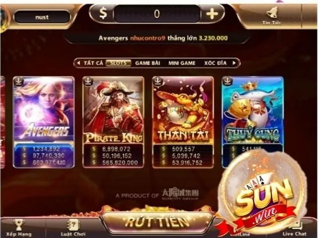 Giới thiệu cách chơi slots sunwin