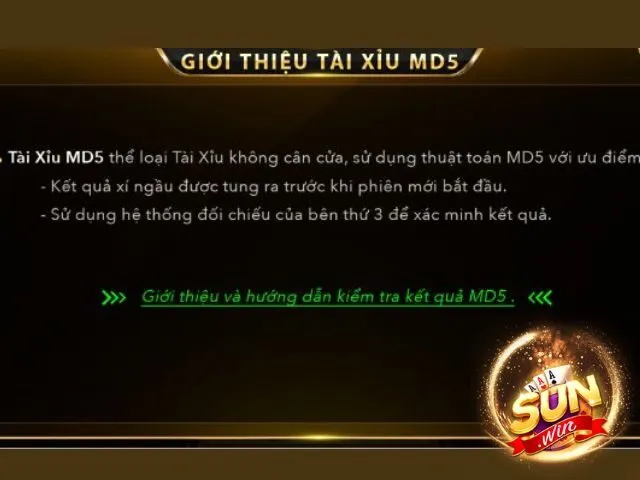 Xác định kết quả thông qua các thông tin mã hoá MD5